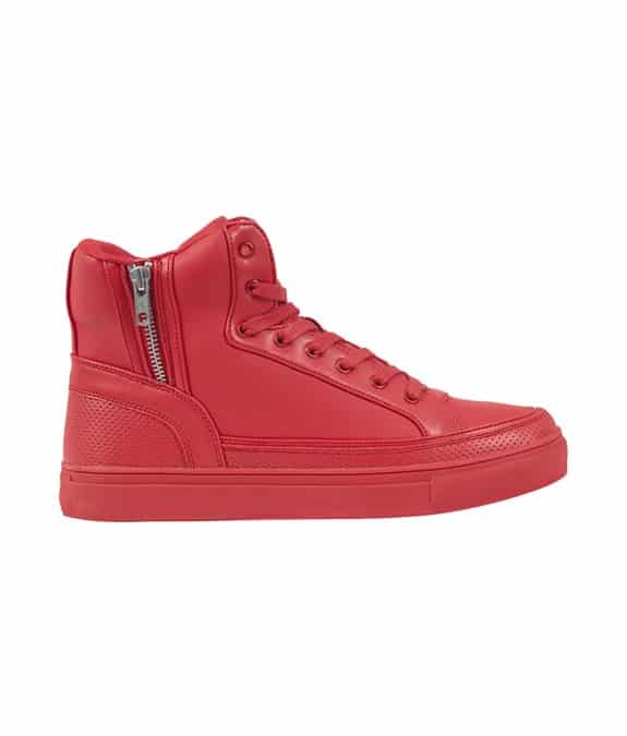 Urban Classics Zipper High Top Shoe Fire Red 4